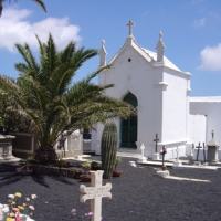 Weiße Kreuze auf schwarzem Grund