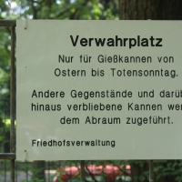 Ein Schild sagt mehr als 1000 Worte…