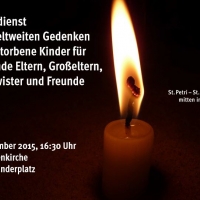 13. Dezember: Gottesdienst zum Gedenken an verstorbene Kinder