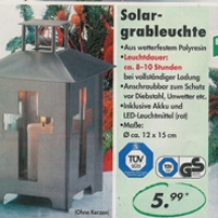 Die Grableuchten-Zeit beginnt