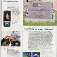 Der Video-Grabstein - Modell für die Zukunft?